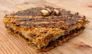 كنافة بالنوتيلا