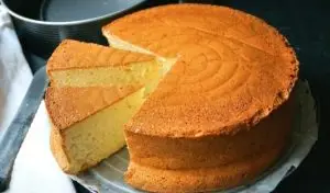 كيكة بدون بيض