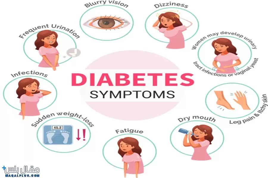 أعراض مرض السكري بدون تحليل